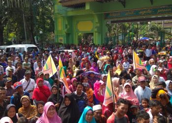Puas di Era Jokowi, Ribuan Nelayan Turun ke Jalan Dukung Jokowi- Ma'ruf Amin