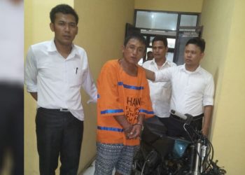 Curi Sepedamotor di Siantar Timur, Pria ini Ditangkap