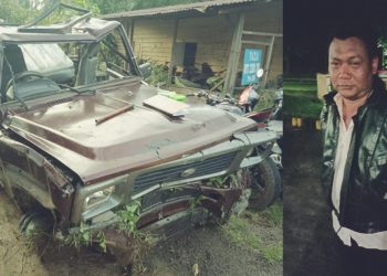 Mobil Terbalik-balik di Jalin Siantar-Perdagangan Tewaskan Pengendara
