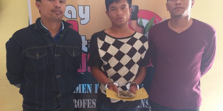 Tunggu Pembeli Ganja, Nicky Revaldo Sitanggang Ditangkap Polres Taput