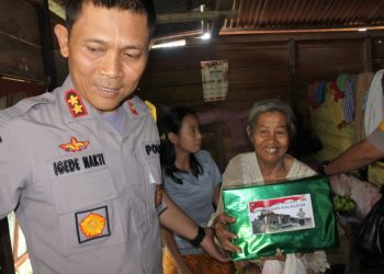 Begini Polres Nias Selatan Wujudkan Kepeduliannya Terhadap Sesama