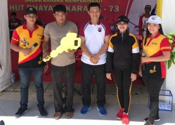 Sambut HUT Bhayangkara ke-73, Polres Nisel Gelar Berbagai Lomba dan Olah Raga Bersama