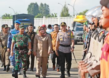 Bupati Ingatkan Warga Jangan Golput pada Gelar Pasukan Ops Mantab Brata