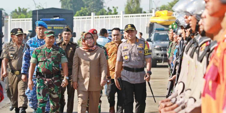 Bupati Ingatkan Warga Jangan Golput pada Gelar Pasukan Ops Mantab Brata