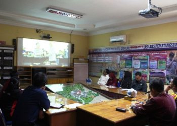 Wakil Wali Kota dan Kapolres Pematangsiantar Nonton Bareng di SCC