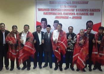 Nusantara Bangkit dan Tokoh Lintas Etnis Sepakat Jokowi-Amin Menang