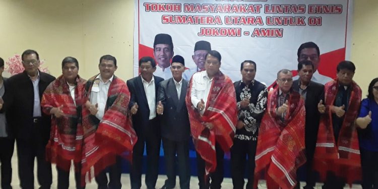 Nusantara Bangkit dan Tokoh Lintas Etnis Sepakat Jokowi-Amin Menang