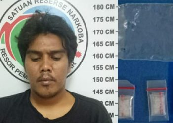 Nyoman Diciduk Pegang Sabu di Viyata Yudha