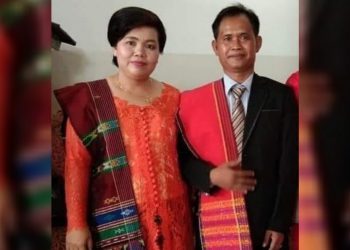 Suami Istri asal Samosir, Ojak Pandiangan & Tince Simbolon Korban Tsunami di Banten
