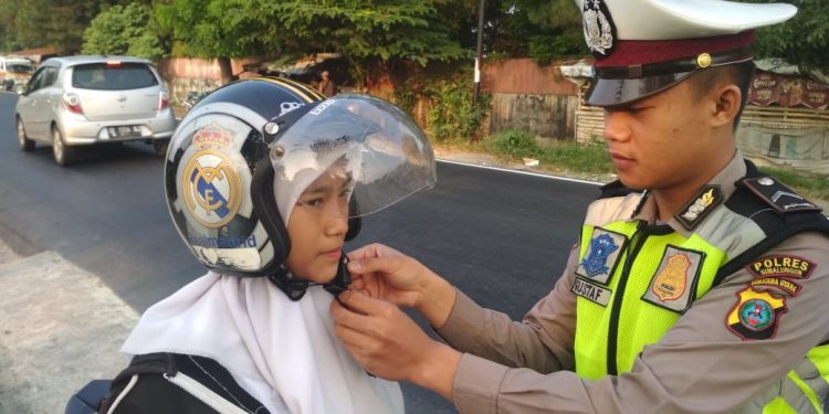 Sat Lantas Polres Simalungun Giat Penyuluhan Keselamatan Berlalulintas
