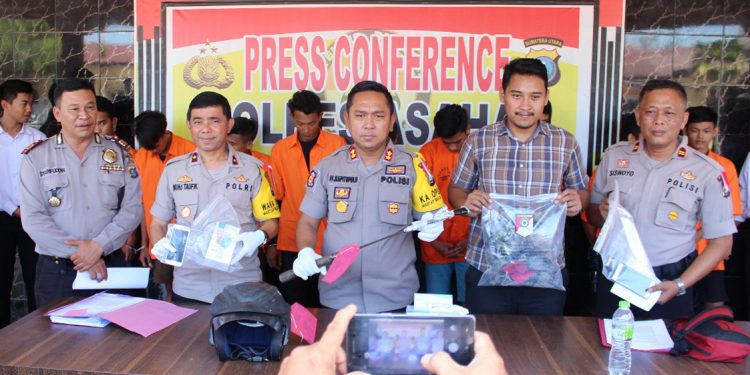 Operasi Sikat Toba 2018, Polres Asahan Ciduk 9 Pelaku Kejahatan Jalanan Operasi Sikat Toba 2018, Polres Asahan Ciduk 9 Pelaku Kejahatan Jalanan