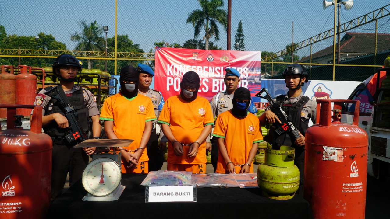 Tiga Pengoplos LPG Bersubsidi Diringkus Polres Bogor