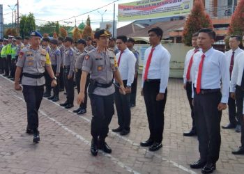 Apel Operasi Lilin 2018, Polres Nias Selatan Siap Amankan Natal dan Tahun Baru