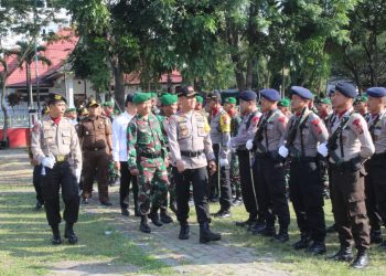 Heribertus Ompusunggu Irup Apel Gelar Pasukan Operasi Mantap Brata di Siantar
