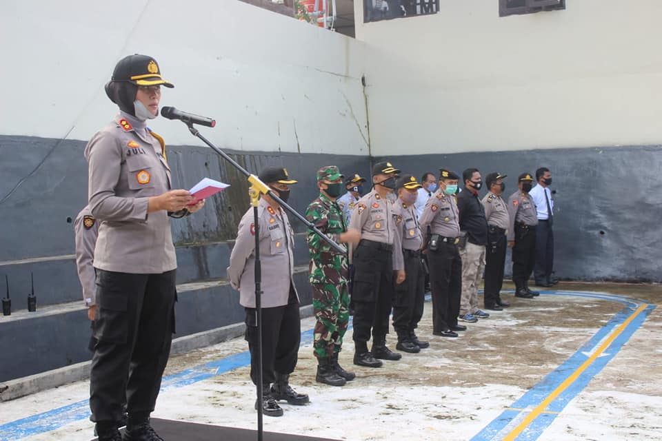 Kapolres Padangsidimpuan AKBP Juliani Prihartini Pimpin Operasi Patuh Toba 2020