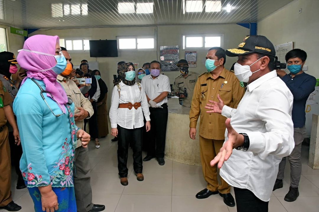 Edy Rahmayadi Segera Penuhi Kebutuhan Medis Penanganan Covid-19 di RSUD Padangsidimpuan