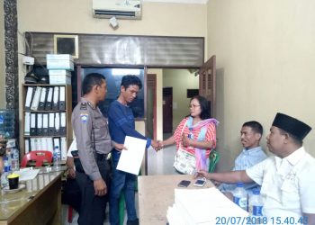 Polsek Medan Baru Damaikan Perseteruan Rusmi Maria Gultom dengan Penjaga Malam Pajak Petisah