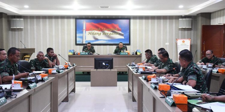Pangdam I/BB Pimpin Rapat Lanjutan Percepatan Penanganan Covid 19