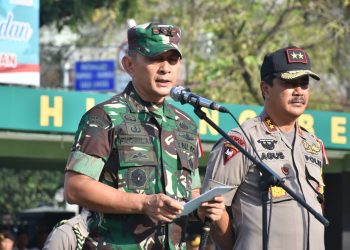 Pangdam I/BB dan Kapoldasu Pimpin Apel Gelar Pasukan PAM Pemilu 2019