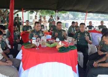 Hari Pertama Kerja, Pangdam Halal Bihalal dengan Prajurit dan PNS Kodam I/BB