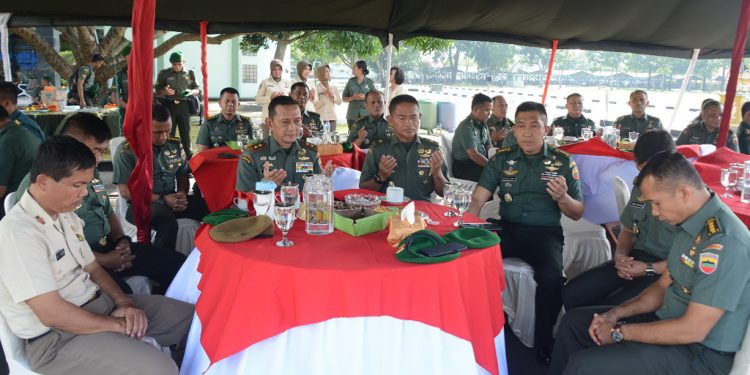 Hari Pertama Kerja, Pangdam Halal Bihalal dengan Prajurit dan PNS Kodam I/BB