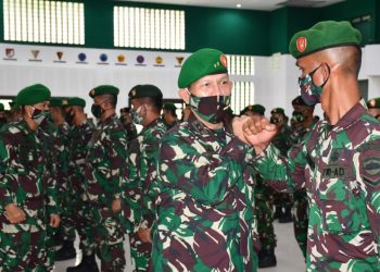 Pangdam I/BB Mayjen TNI Irwansyah Melepas Satgas Aparat Teritorial Tahun 2020