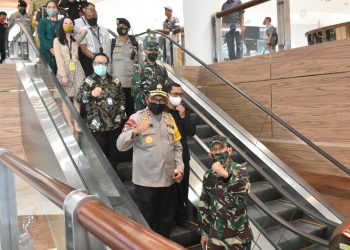 Panglima Kodam I Bukit Barisan bersama Kapolda Sumut Pantau Sun Plaza dan Berastagi Supermarket