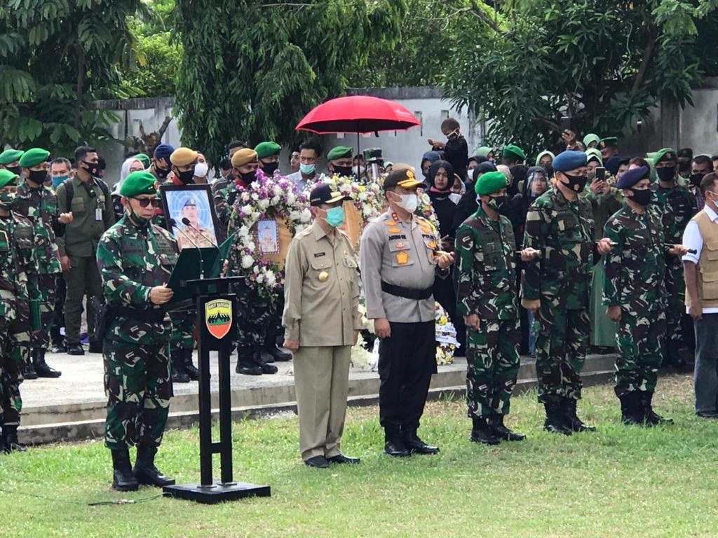 Pelda Anumerta Rama Wahyudi, Prajurit TNI asal Simalungun Gugur di Kongo Dimakamkan di Pekanbaru