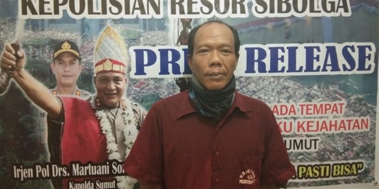 Transaksi Sabu dengan Polisi di Pantai Kalangan, Pria ini Diangkut ke Polres Sibolga