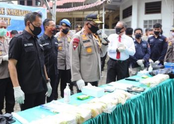 Kapolda Sumut Paparkan Pengungkapan Jaringan Narkoba Aceh-Sumut