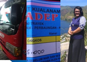 Aksi Penumpang Wanita ini Viral, Ambil Alih Bus Paradep dan Bawa Penumpang ke Bandara