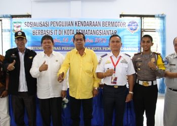 Paradep Ikuti Sosialisasi Pelayananan Pengujian Ranmor Online di Siantar