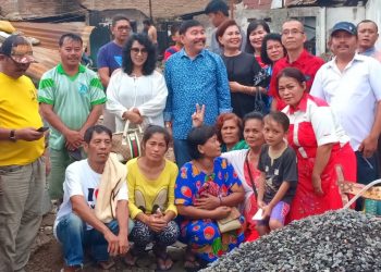 Mayjen Purn Sumiharjo Pakpahan Bantu Bangun Rumah Korban Kebakaran di Siantar
