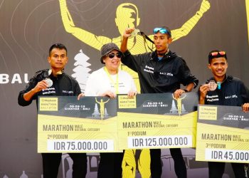Pratu Wilman D Pasaribu Juarai May Bank Bali Internasional Marathon