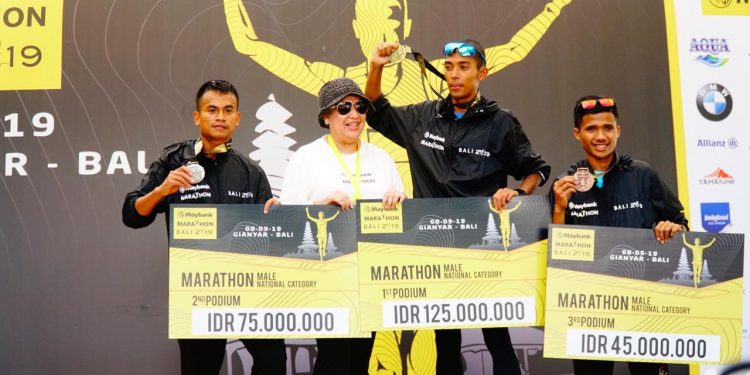 Pratu Wilman D Pasaribu Juarai May Bank Bali Internasional Marathon