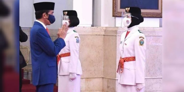Besok, Senin 17 Agustus 2020, Sylvia Kartika Putri asal Siantar Kibarkan Bendera Pusaka di Istana Merdeka