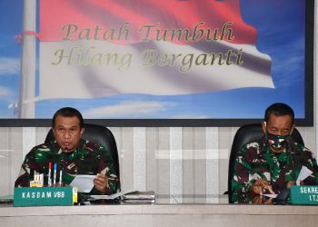 Kasdam I/BB Brigjen TNI Didied Pramudito Pimpin Taklimat Awal Wasrik Current Audit Itjenad Tahun 2020