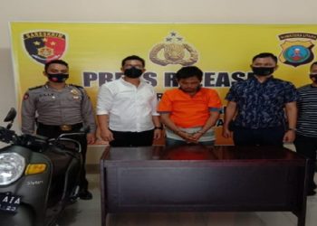 Curi Sepedamotor yang Sedang Dipanaskan Mesinnya, Anto Diciduk Polsek Patumbak