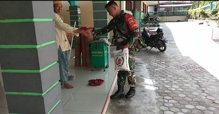 Dan Ramil 02/Siantar Timur Apresiasi Kepedulian Anggota Babinsa