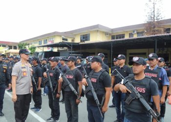 Kapolrestabes Sampaiakan Arahan Tim Pegasus Jajaran Polrestabes Medan