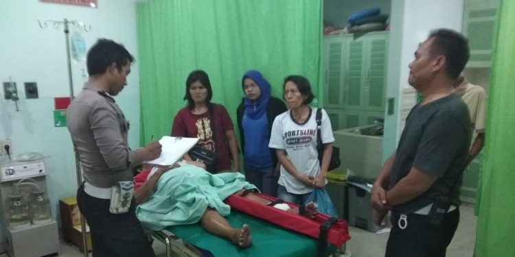 Ditabrak Seorang Pelajar, Pensiuan Guru di Siantar Alami Luka Berat