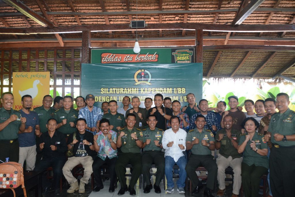 Pendam I/BB Silaturahmi Insan Media Kodam I/B