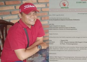 Kepala Sekolah SMA N 3 Siantar Dilaporkan Atas Dugaan Tindak Pidana Pemalsuan Dokumen