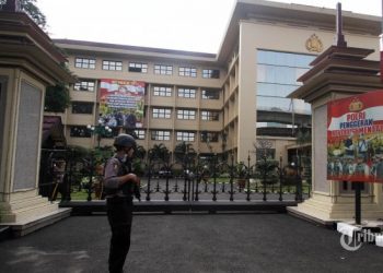 Pasca Rentetan Aksi Terorisme, Jakarta Siaga I, Pengamanan di Mabes Polri Diperketat