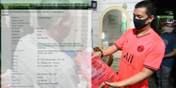 Ka Biro Hukum dan Humas Mahkamah Agung Benarkan Penolakan Pemohonan Pemakzulan Hefriansyah Ka Biro Hukum dan Humas Mahkamah Agung Benarkan Penolakan Pemohonan Pemakzulan Hefriansyah