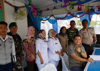 Kapolsek Percut Seituan Cek Pos Pam dan Cakap-cakap di Pondok