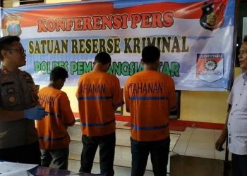 Polres Siantar Amankan Tiga Pelaku Penganiayaan Wartawan