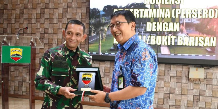 Pangdam I/BB Terima Kunjungan GM PT Pertamina (Persero) MOR I Sumut