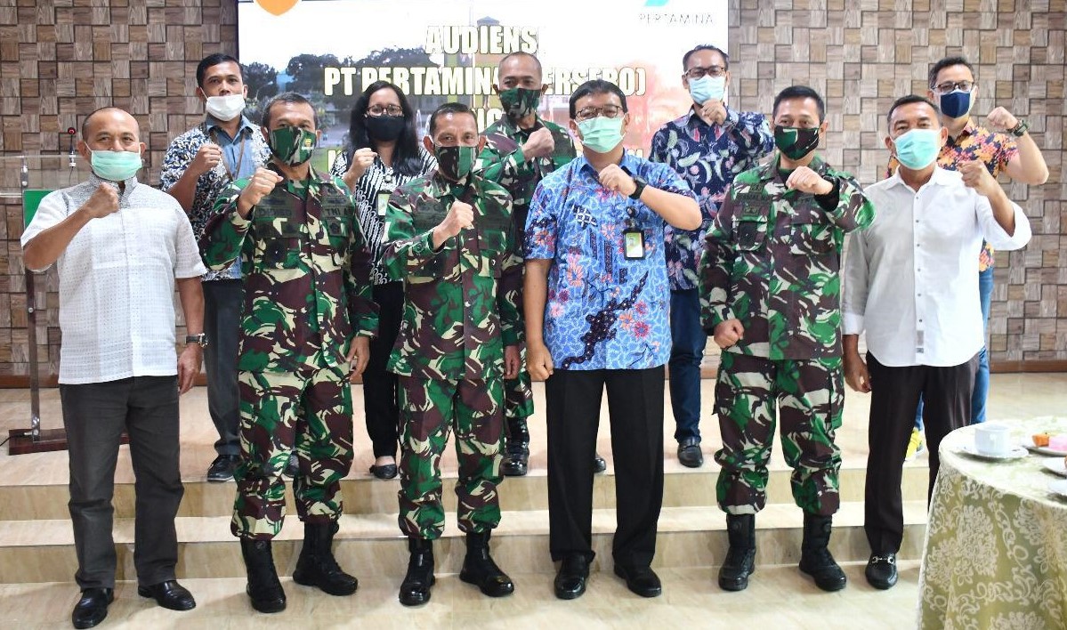 Pangdam I/BB Terima Kunjungan GM PT Pertamina (Persero) MOR I Sumut