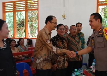 Kapolres Nias Rangkul Pengurus Gereja Sukseskan Pemilu Damai 2019